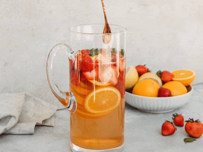 strawberry sangria