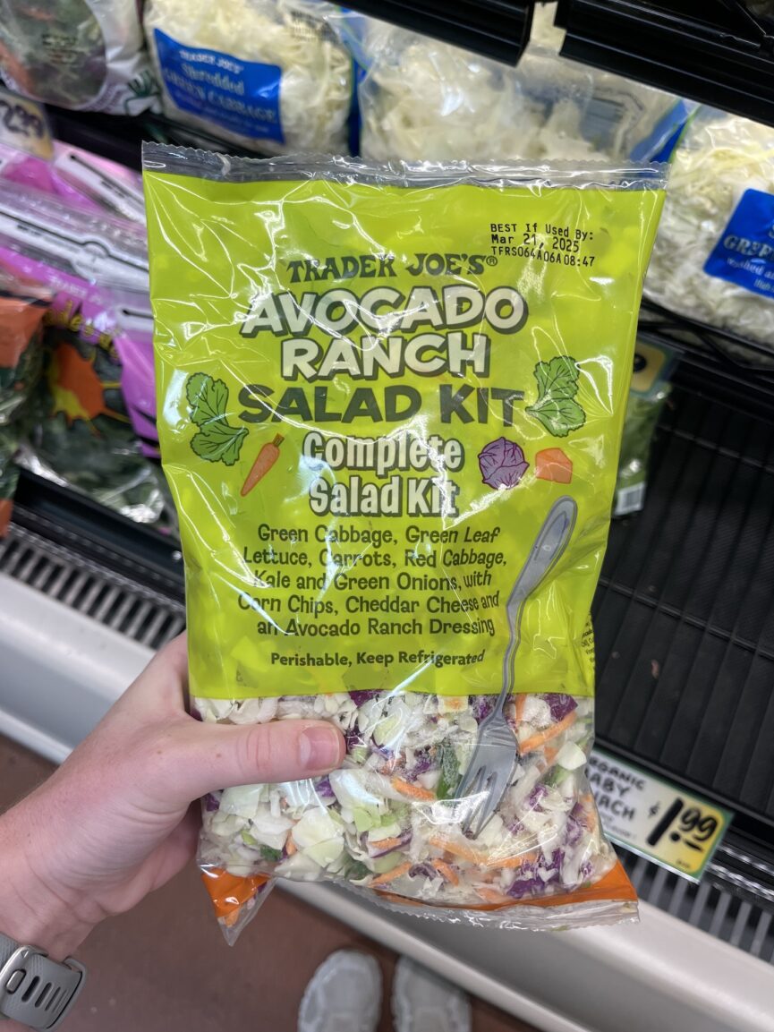 trader joe's avocado ranch salad