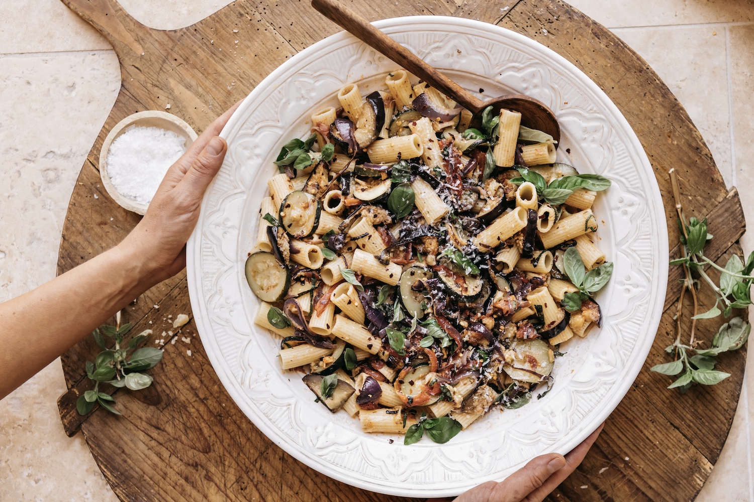 roasted vegetable pasta